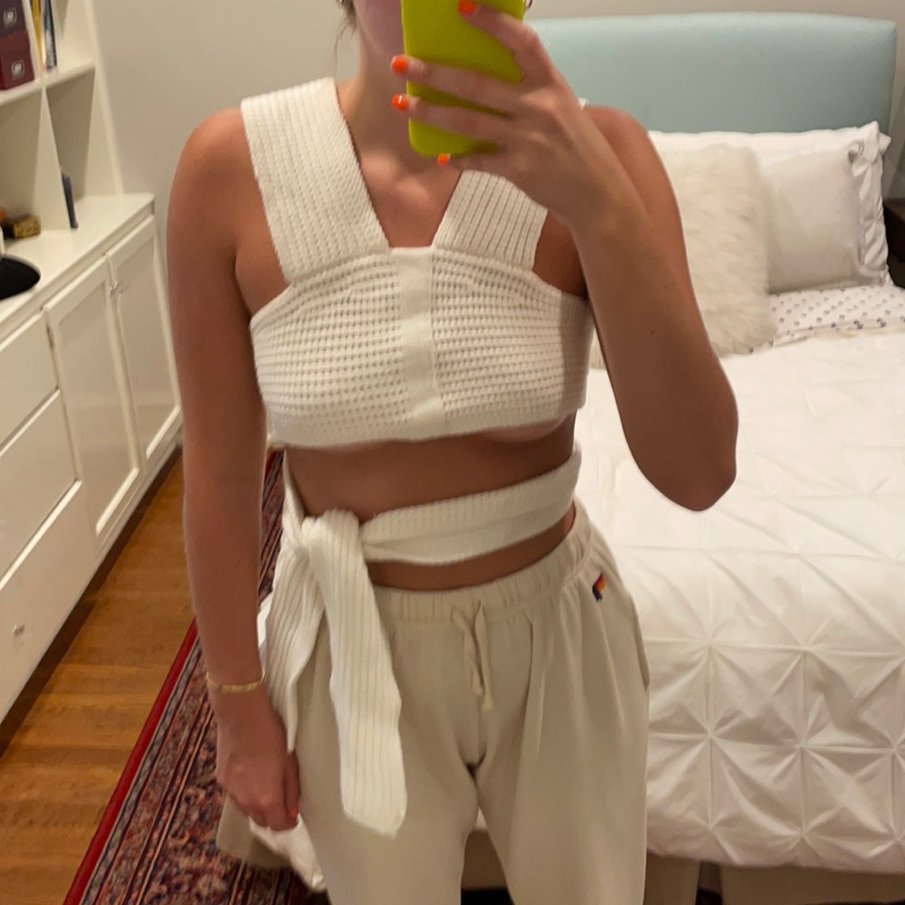12th tribe convertible knit top